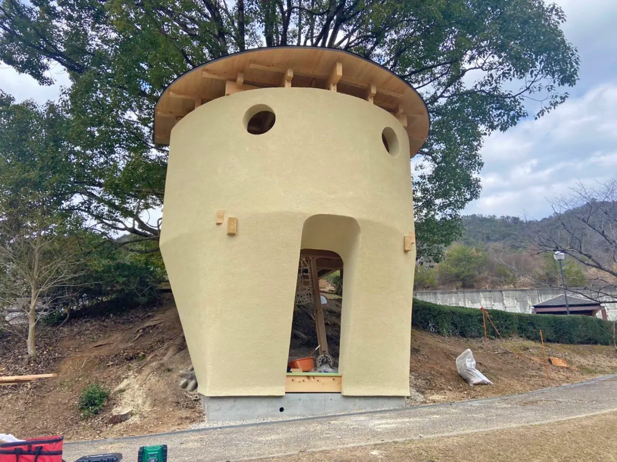 岐阜県加茂郡川辺町山楠公園 楠デッキ整備工事写真