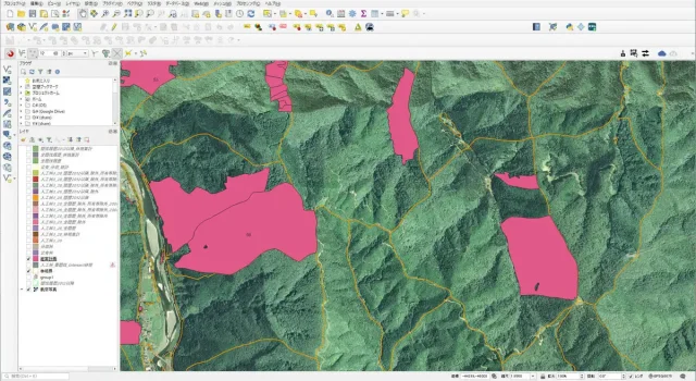 森林整備部_QGIS