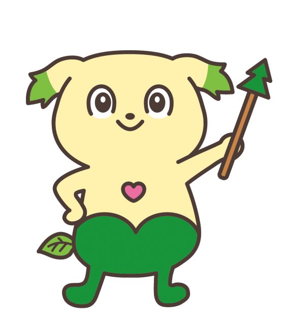 森林保険キャラクター「たもちぃ」
